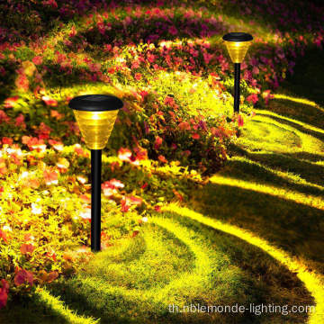 สนามหญ้าตกแต่ง RBG LED Solar Garden Light